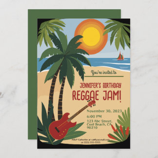 Bestie's verjaardag Reggae Jam gepersonaliseerd Kaart