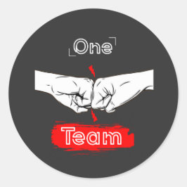 Besties vinden in Ware Vriendschap & Loyale partne Ronde Sticker