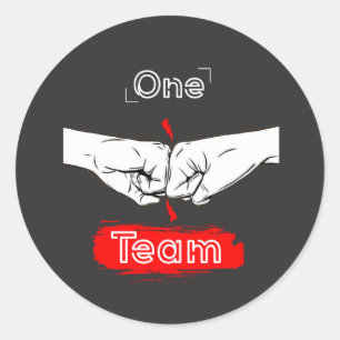 Besties vinden in Ware Vriendschap & Loyale partne Ronde Sticker