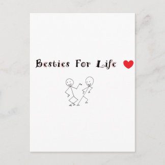 Besties voor het leven briefkaart