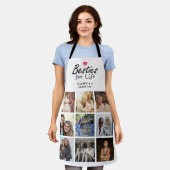 Besties voor Life Script Beste Vrienden Fotocollag Schort (Gedragen)