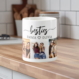 Besties Vrienden 3 Fotocollage Keepsake Koffiemok