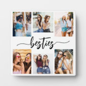 Besties Vrienden 6 Fotocollage Keepsake Fotoplaat (Voorkant)