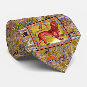 BESTIJDIGE WEEFSELS, LEOPARD, BOSSTE DIEREN STROPDAS