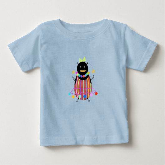 Bestiole dansante dans une jupe T-shirt (Devant)