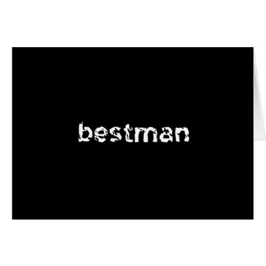 Bestman (Devant horizontal)