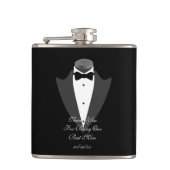 BESTMAN Cadeau Gepersonaliseerde Fles Vader Bruid Heupfles (Voorkant)