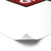 Bestrijd het fascisme zoals je grootouders dat ded perfect poster (Hoek)