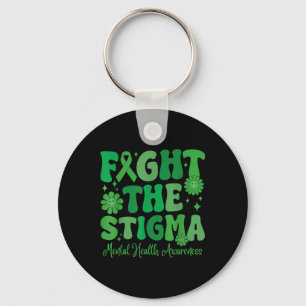 Bestrijd het stigma dat Leopard Mental Health bewu Sleutelhanger