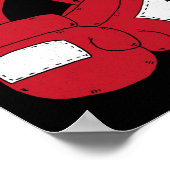 Bestrijd HIV Aids Hersenaneurysma Beroerte Koel be Poster (Hoek)