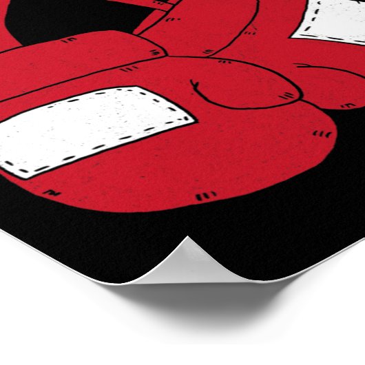 Bestrijd HIV Aids Hersenaneurysma Beroerte Koel be Poster (Hoek)