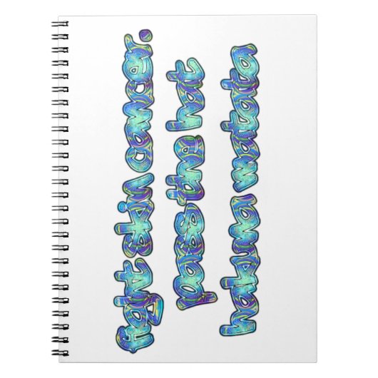 Bestrijd huidkanker, passeer het Pet, Hakuna Matat Notitieboek (Voorkant)