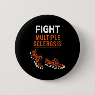 Bestrijd multiple sclerose MS Awareness Warrior Ri Ronde Button 5,7 Cm