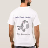Bestrijding als een Zebra EDS Awareness T-Shirt (Achterkant)