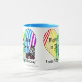 Bestrijding als een Zebra Ehlers-Danlos Awareness Mok (Midden)