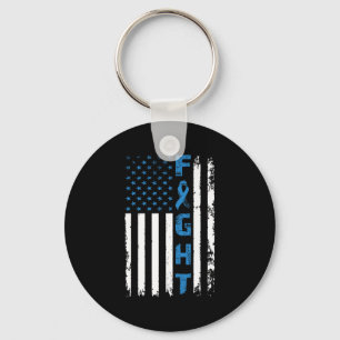 Bestrijding Diabetes Awareness Support Amerikaanse Sleutelhanger
