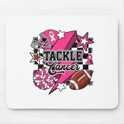 Bestrijding van borstkanker Bewustzijn American Fo Muismat (Voorkant)