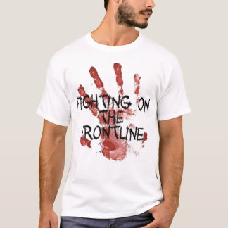Bestrijding van de frontlinie t-shirt