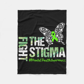 Bestrijding van de Stigma Mental Health Awareness  Fleece Deken