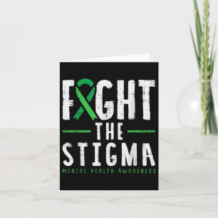 Bestrijding van de Stigma Mental Health Awareness Kaart