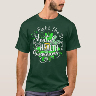 Bestrijding van de Stigma Mental Health Awareness  T-shirt