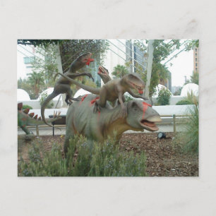 Bestrijding van Dinosaur-Briefkaart Briefkaart