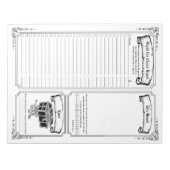 Bestrijding van het borstbeest blanco notitieblok (Voorkant)