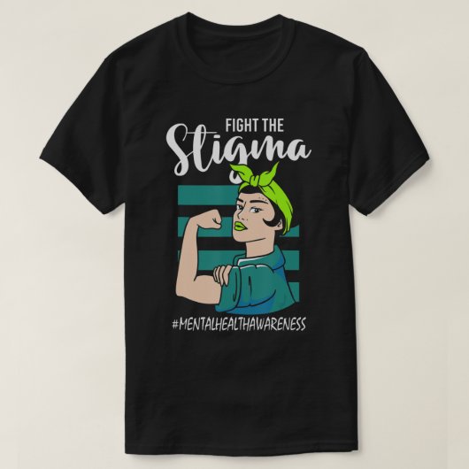 Bestrijding van het Stigma Mind Stability Awarenes T-shirt (Design voorkant)
