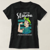 Bestrijding van het Stigma Mind Stability Awarenes T-shirt (Design voorkant)