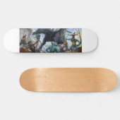 Bestrijding van het zwarte drakenskateboard skateboard (Horizontaal)