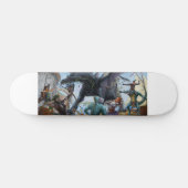 Bestrijding van het zwarte drakenskateboard skateboard (Horizontaal)