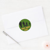 BESTRIJDING VAN JUNKIES AIRSOFT RONDE STICKER (Envelop)