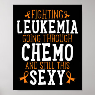 Bestrijding van leukemie Chemie Y Kanker Bewustzij Poster