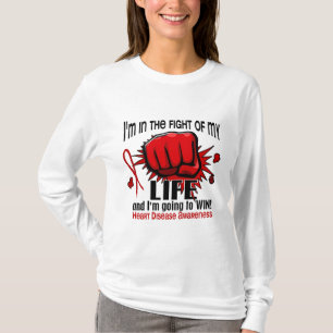 Bestrijding van mijn leven 2 hartziekte t-shirt