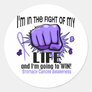 Bestrijding van mijn leven 2 Maagdarmkanker Ronde Sticker