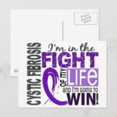 Bestrijding van mijn levenscyclische fibrose briefkaart (Voorkant / Achterkant)