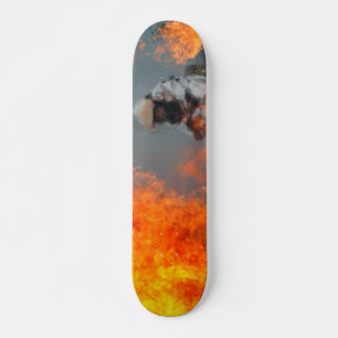 Bestrijding van natuurbranden skateboard