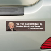 Bestrijding van Pistool - Rechten van de Pistool Bumpersticker (Op auto)