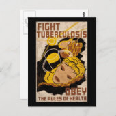 Bestrijding van tuberculose is een aantasting van briefkaart (Voorkant / Achterkant)