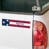 Bestrijding veteraan tegen Trump Bumpersticker (Op Truck)