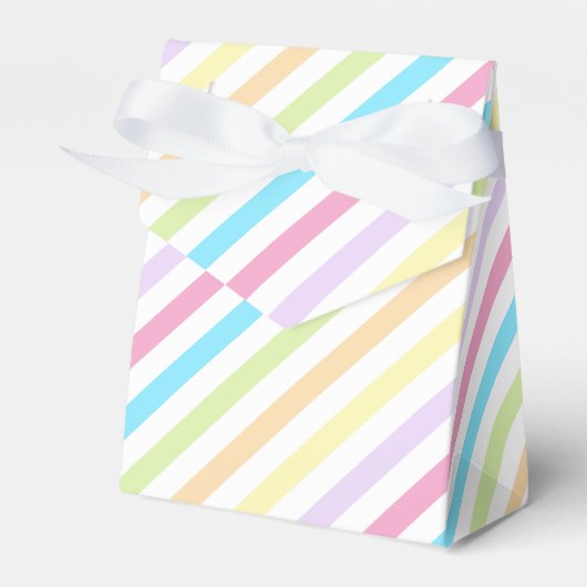 Bestrooid met liefde Baby Sprinkle Tent Favor Box Bedankdoosjes (Voorkant Zijde)