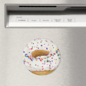 Bestrooide donut koelkast of locker magneet (Insitu (Vaatwasser))