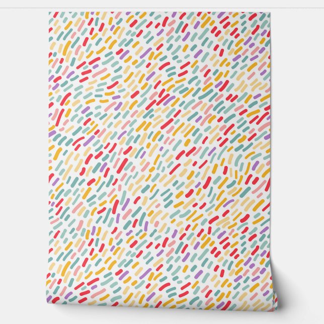 Bestrooiingspatroon van zoet Snoep Behang (Afrollen)