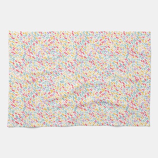 Bestrooiingspatroon van zoet Snoep Theedoek (Horizontaal)