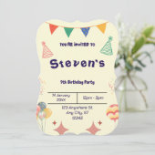 BESTSELLER! Aangepaste uitnodiging  (Staand voorkant)