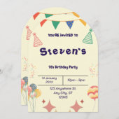 BESTSELLER! Aangepaste uitnodiging  (Voorkant / Achterkant)