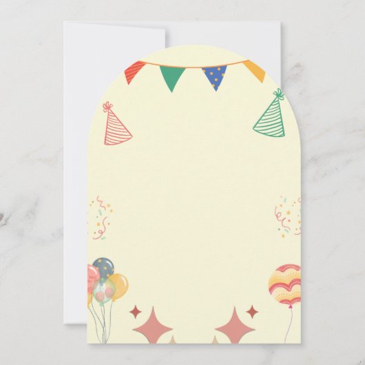 BESTSELLER! Aangepaste uitnodiging  (Achterkant)