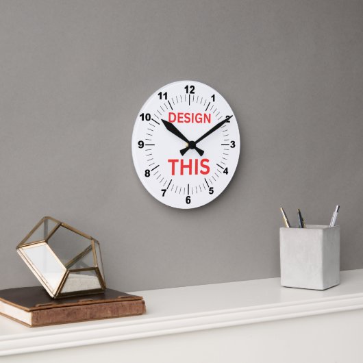 BESTSELLER ! Horloge murale, 🕗 acrylique ronde de (Bureau)
