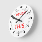 BESTSELLER ! Horloge murale, 🕗 acrylique ronde de (Angle)