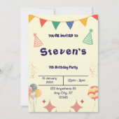 BESTSELLER ! Invitation personnalisée (Devant)